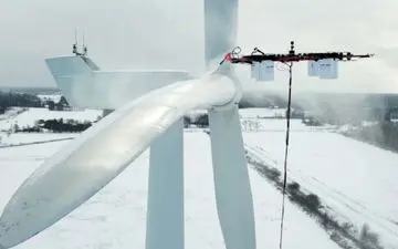 پهبادهای غول‌پیکر به کمک توربین‌های بادی می‌آیند +فیلم 