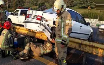 حادثه ای مرگبار در محور گناوه / سمند بلای جان 2 تن شد