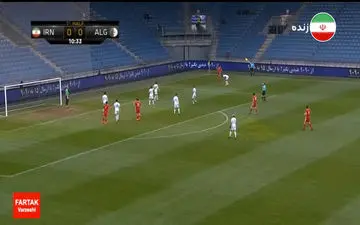 گل اول ایران به الجزایر(سردار آزمون) + فیلم