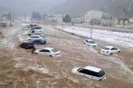 عکس | باران شدید و سیلاب در عمان