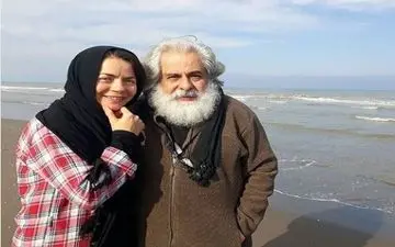 تیپ و ژست مهتاب نصیرپور به همراه همسرش؛ محمد رحمانیان (عکس)