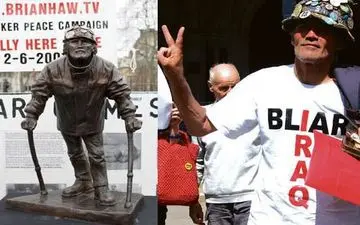 طولانی ترین اعتراض ضد جنگ در مقابل مجلس انگلستان از نگاه پرس تی وی