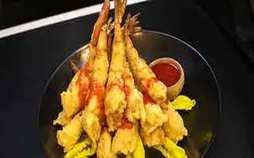 این غذا خیلی شیکه|  تمپورای میگو 