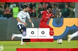 خلاصه بازی پرسپولیس 0 _ ملوان 0 + ویدئو