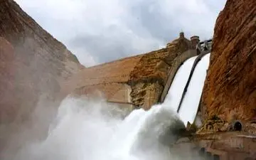 رهاسازی آب از سد مارون