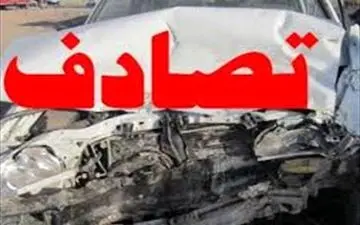 گرفتاری ۱۵ خودرو در تصادف زنجیره‌ای جاده چناران