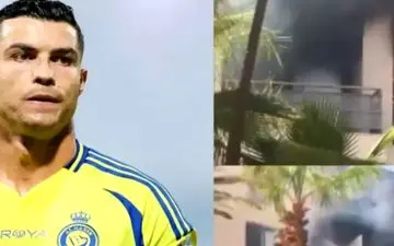 هتل رونالدو آتش گرفت!