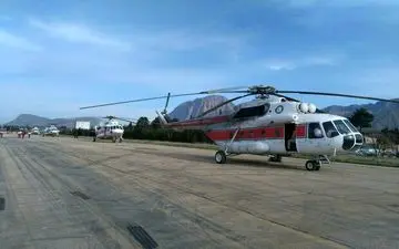 
آغاز امدادرسانی هوایی در سیستان و بلوچستان