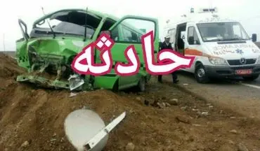 واژگونی ون حامل زائران اربعین در محور اندیمشک–اهواز با ۴ مصدوم

