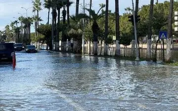 عکس/بعد از زلزله وحشتناک ترکیه این شهر زیر آب رفت