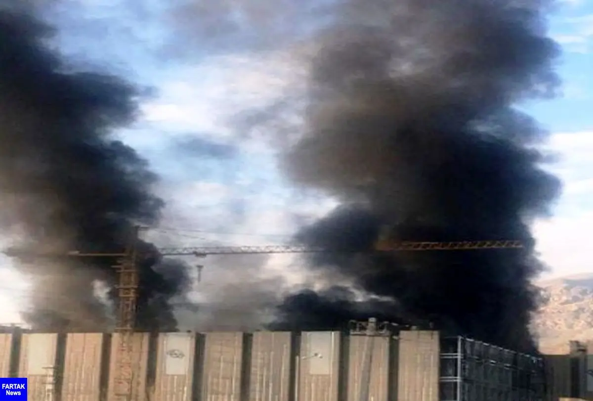 فوری /آتش سوزی ساختمان ایران مال حوالی دریاچه چیتگر
