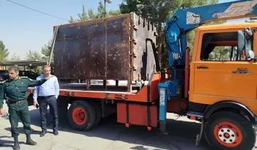 کشف و ضبط یک دستگاه کوره تولید زغال به روش صنعتی در کرمانشاه