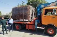 کشف و ضبط یک دستگاه کوره تولید زغال به روش صنعتی در کرمانشاه