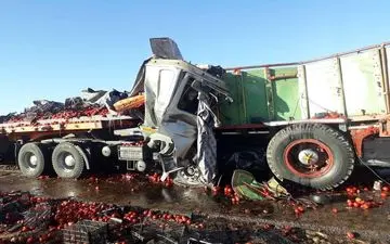  یک کشته و دو مصدوم در تصادف زنجیره‌ای محور آباده به شهرضا