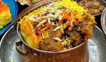 طرز تهیه قابلی پلو خوشرنگ و خوشمزه !