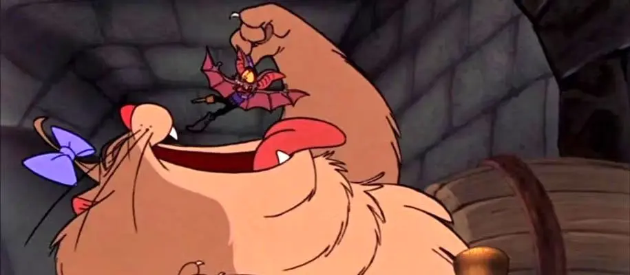فلیشیا حیوان خانگی بدجنس دیزنی در انیمیشن «کارآگاه موش بزرگ»