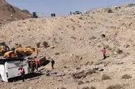 آخرین جزئیات از حادثه واژگونی اتوبوس در محور فیروزکوه – امین‌آباد