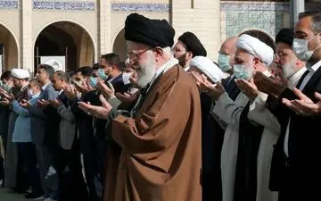 برگزاری نماز عید فطر راس ساعت ۸ صبح به امامت رهبر انقلاب 
