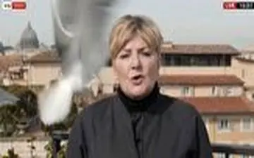 اتفاق جالب حین پخش زنده تلویزیونی! 