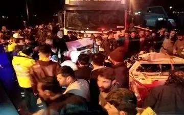 حادثه رانندگی در جاده دیواندره به سنندج ۲ نفر کشته برجا گذاشت