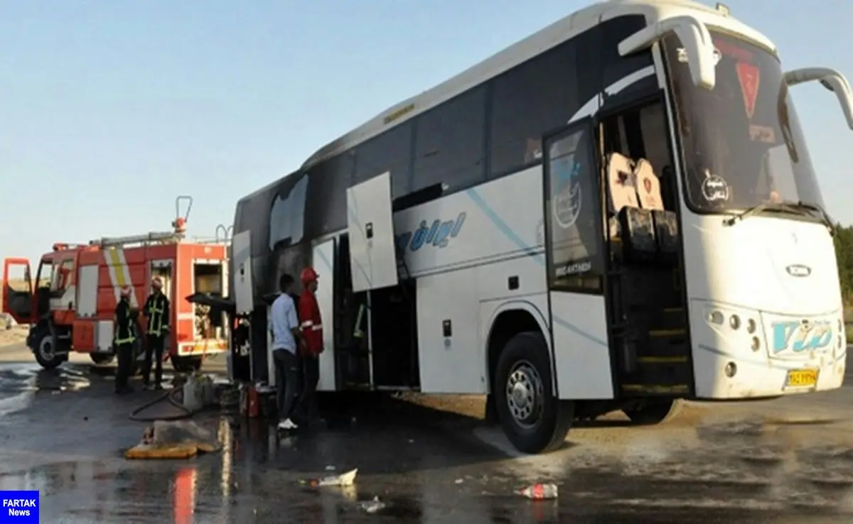  جزئیات برخورد ۲ اتوبوس در اصفهان اعلام شد