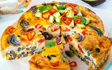 طرز تهیه یک غذای ساده و سریع|  فریتاتای سیب زمینی و پنیر  عالیه!