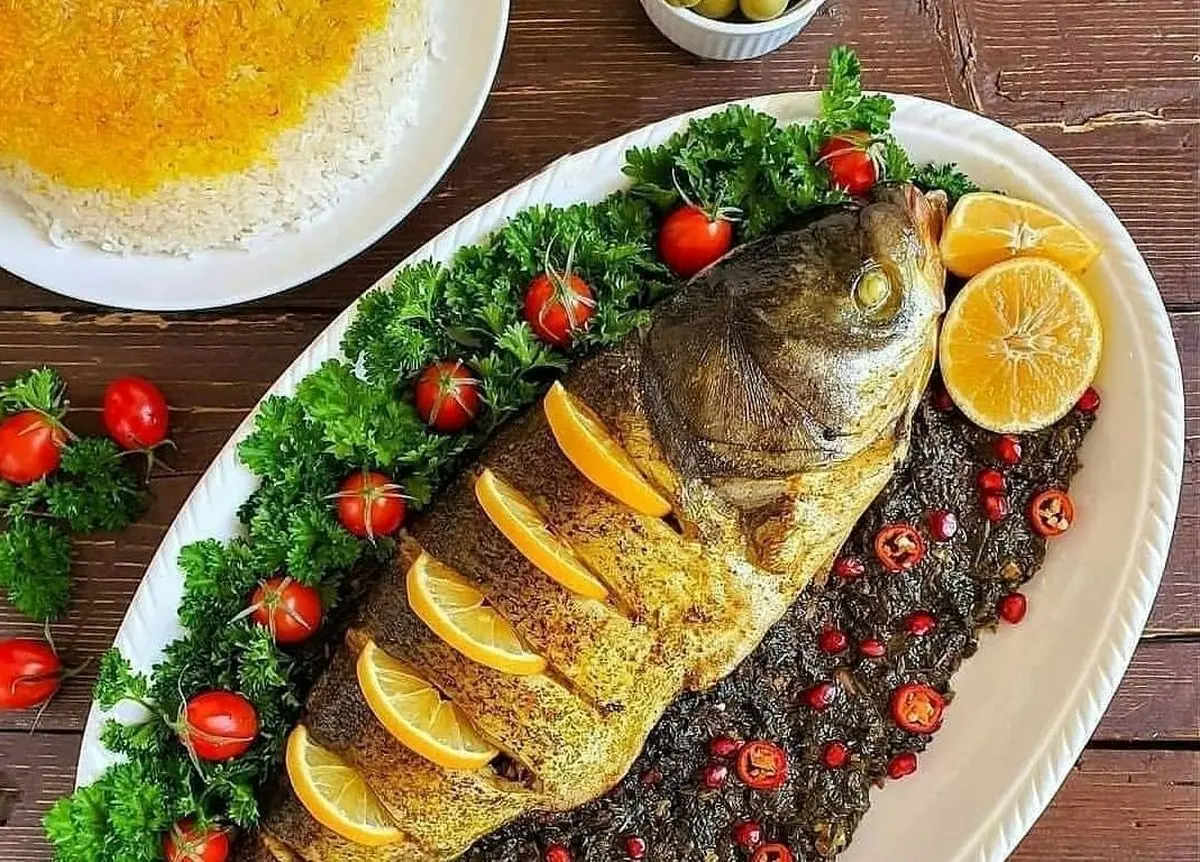 ماهی شکم پر شمالی خوشمزه با دستور پخت سنتی