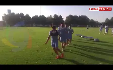 
اولین تمرین سروش رفیعی با تیم شهرخودرو