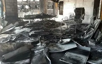 آتش سوزی هولناک در برج ۳۰ طبقه در چیتگر + عکس