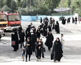  مراسم شیر خوارگان حسینی در مصلی تهران 