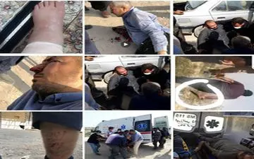 پلیس ساختمان در رباط کریم مورد ضرب و شتم قرار گرفت