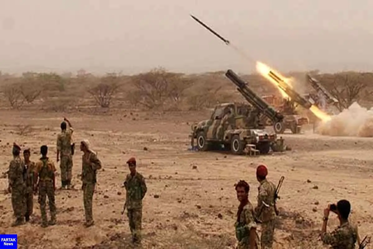 شلیک موشک «بدر۱-p» به تجمعات مزدوران سعودی در شمال غربی یمن