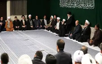 دومین شب مراسم عزاداری شهادت حضرت فاطمه زهرا سلام‌الله‌علیها با حضور رهبر معظم انقلاب برگزار شد