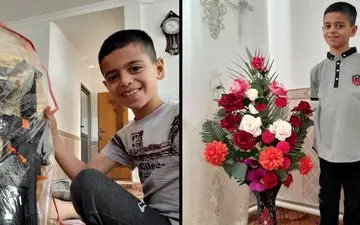 مادر این پسر بچه مرندی خون گریه می کند ! / محمد 10 ساله در میدان آزادی تهران گم شده است + عکس