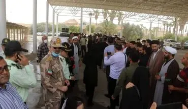 گزارش تصویری/ اعزام نخستین کاروان زائران عتبات‌ عالیات از مرز خسروی
