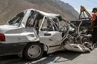 جاده میمه باز هم حادثه‌ساز شد؛ پراید زیر چرخ‌های تریلی له شد/ ۳ زن در تصادف جان باختند