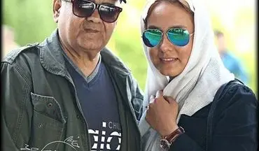 اکبر عبدی در کنار دخترش؛ المیرا+عکس