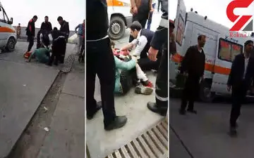 انفجار پمپ گاز اتوبان پاسداران تبریز+ فیلم