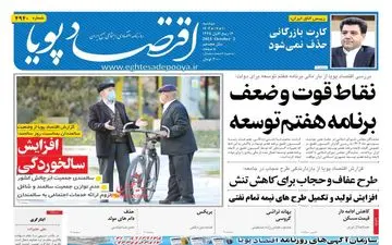 روزنامه های دوشنبه 10 مهر ماه 1402