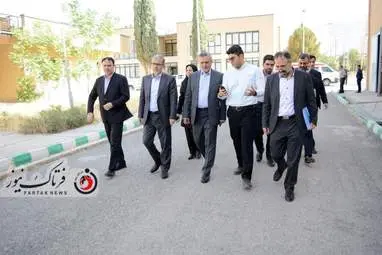 صولت مرتضوی- بازدید معاون اجرایی رئیس جمهور  از کارخانه اسیدسیتریک کرمانشاه