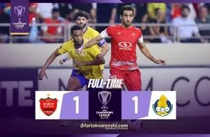 خلاصه بازی پرسپولیس 1 - الغرافه 1 + ویدئو