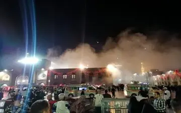 آتش‌سوزی ماشین‌ شست‌وشوی برقی در حرم رضوی