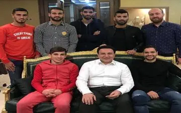 عکس/ بازیکنان پرسپولیس در ضیافت شام هدایتی