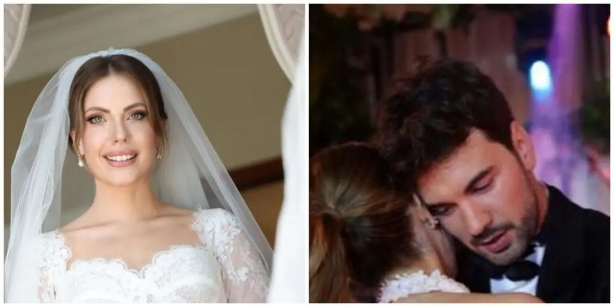 مراسم ازدواج ییلدیز سریال سیب ممنوعه با لباس فوق‌العاده‌اش
