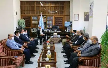 ‍ دیدار مدیر و اعضای شورای معاونین اداره کل فرهنگ و ارشاد اسلامی استان کرمانشاه با رئیس کل دادگستری کرمانشاه