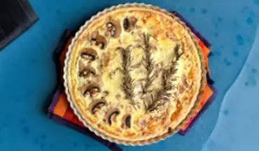 یک وعده غذایی خوشمزه | طرز تهیه تارت مرغ و قارچ