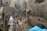 گودبرداری خطرناک؛ فرونشست زمین و سقوط خودرو در زعفرانیه
