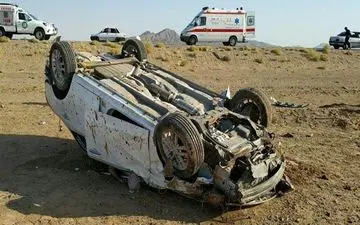 واژگونی ۲ سواری پژو در روستای «تجره» خرم‌آباد ۱۱ مصدوم بر ای گذاشت