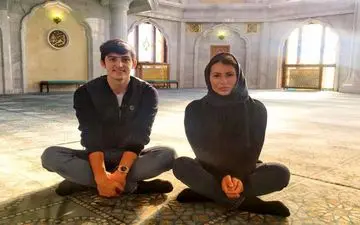  تشکر عجیب سردار آزمون از مجری زن روس! +تصویر