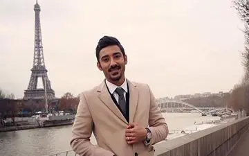 تیپ متفاوت بازیکن تیم ملی فوتبال در پاریس